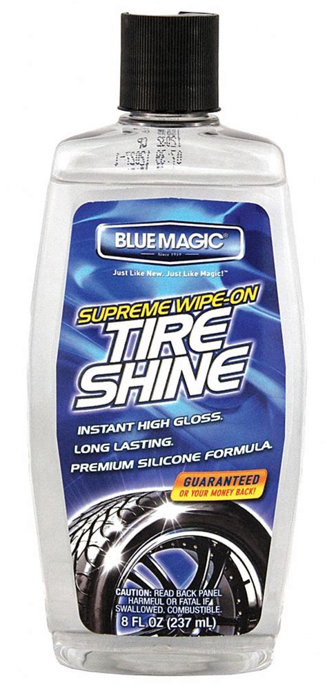 Blue maguc tire shine